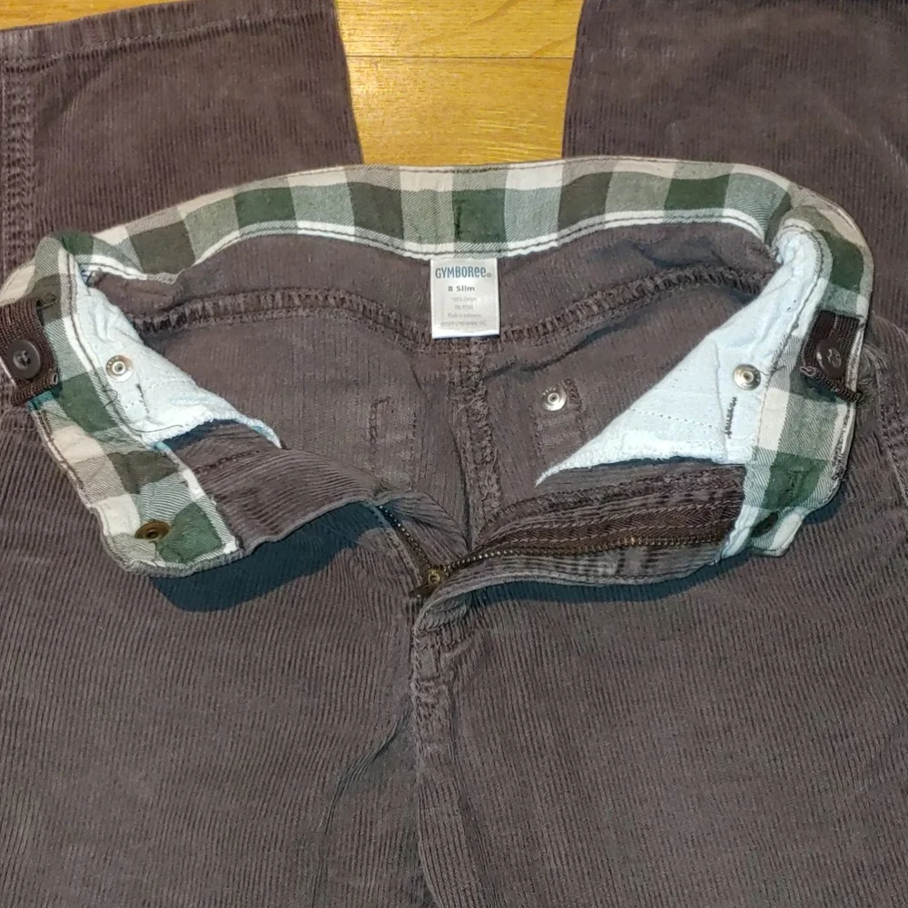 3/$20🌟 Gymboree Boys Brown Slim Cordouroy Pants Size 8
